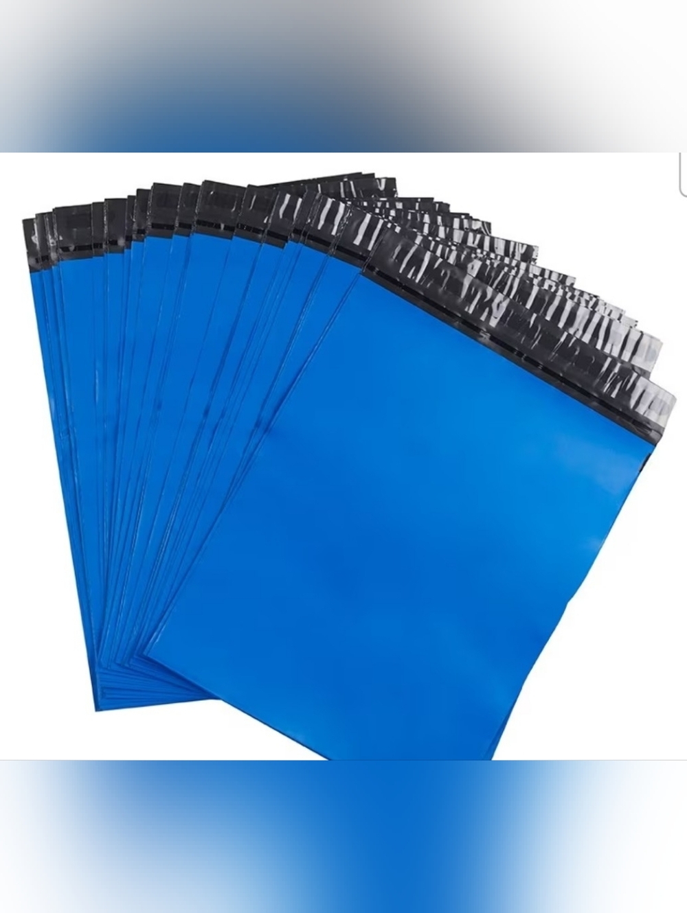 Blue Poly Mailer Shipping Bags 9x12 Qty 20